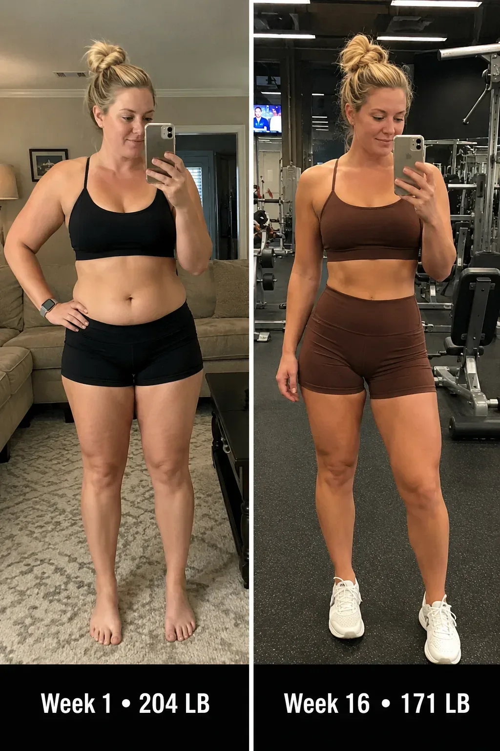 Customer before and after result