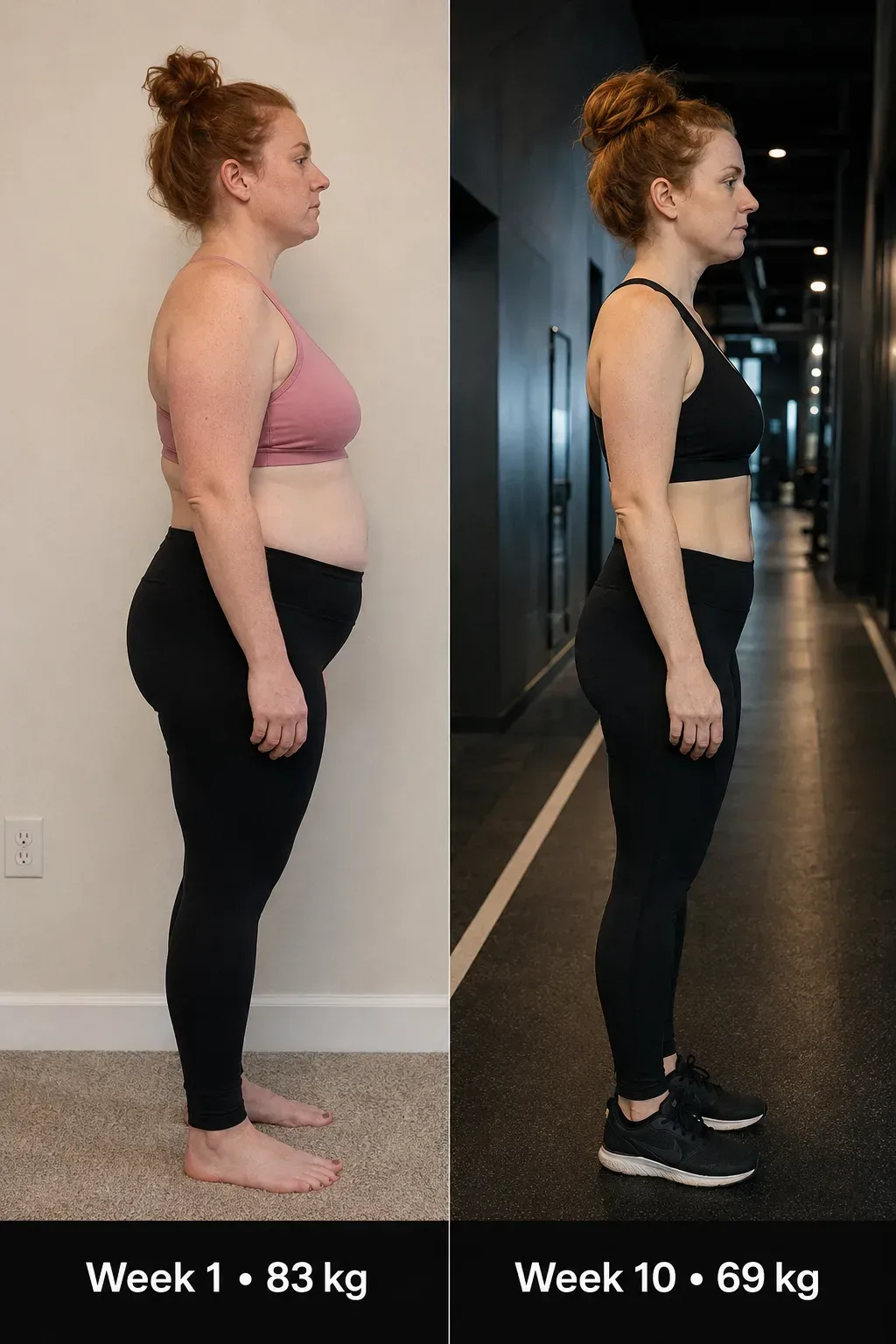 Customer before and after result