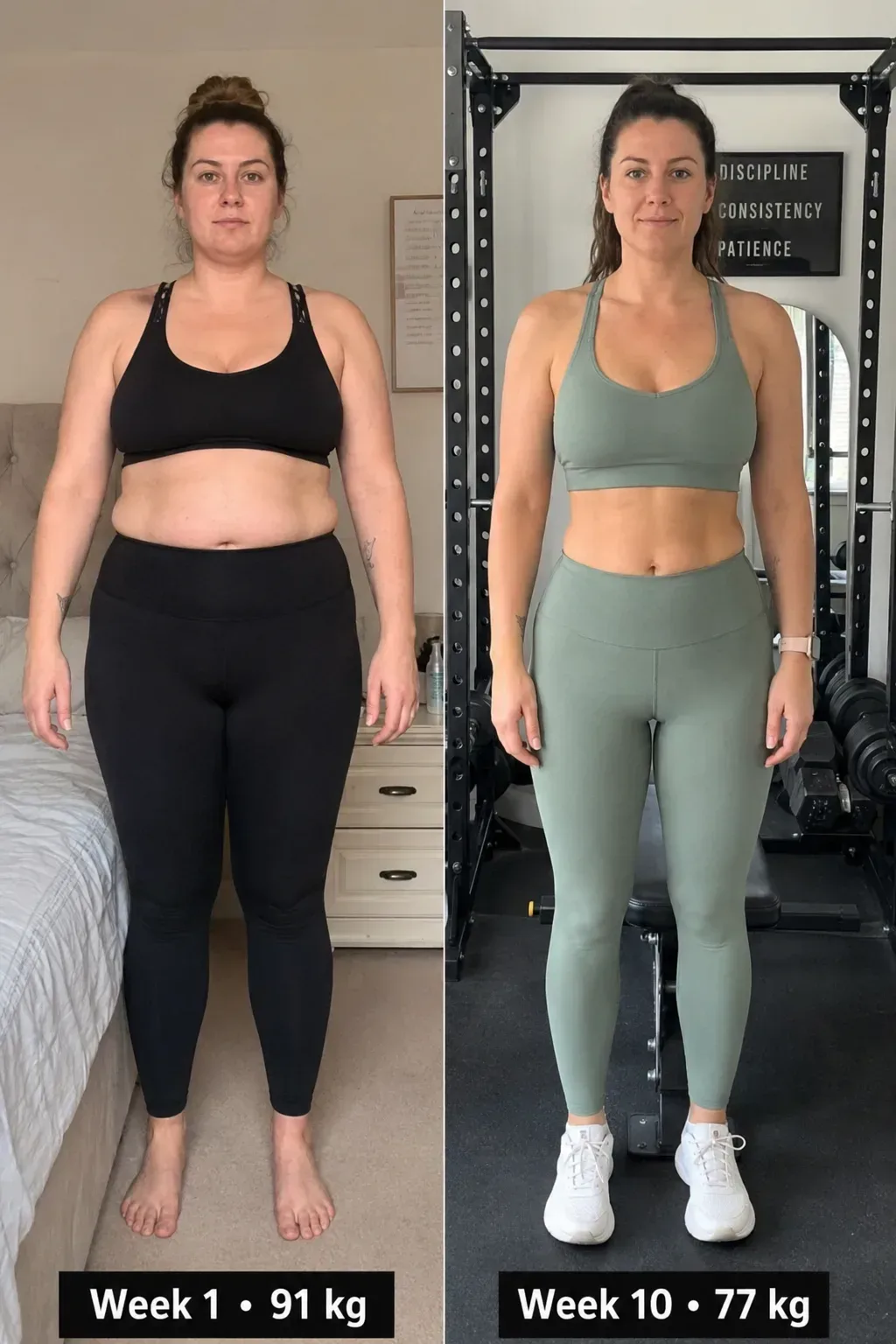 Customer before and after result