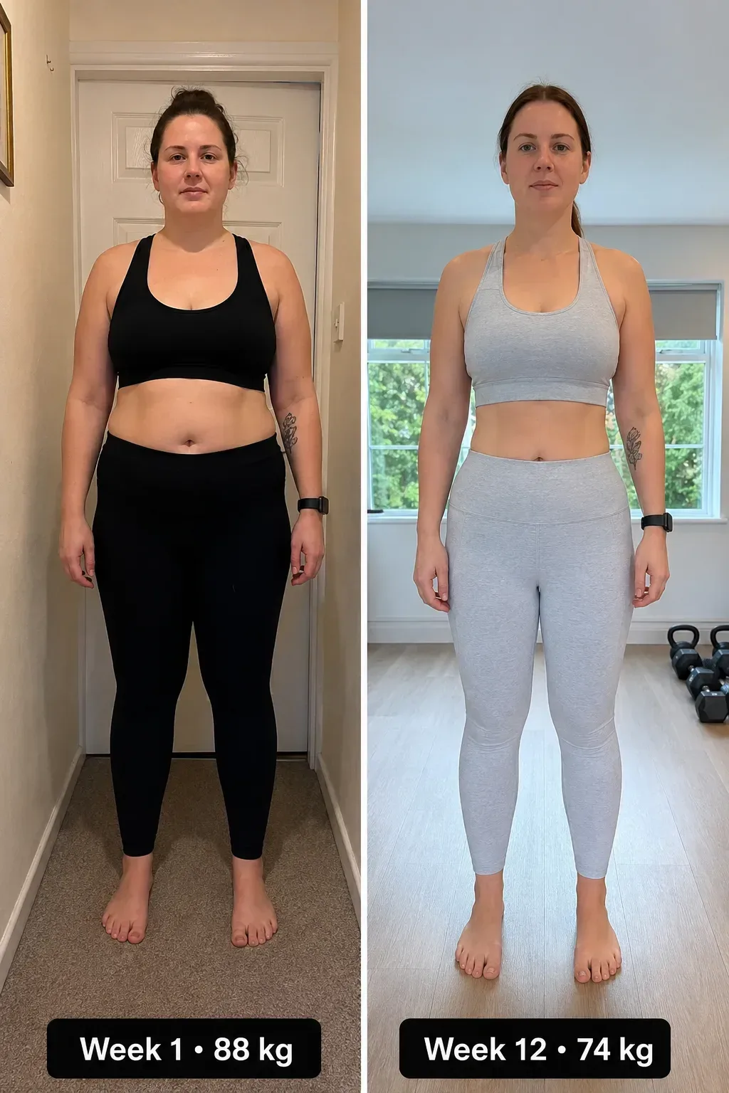 Customer before and after result